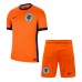 Maillot de foot Pays-Bas Domicile vêtements enfant Europe 2024 Manches Courtes (+ pantalon court)